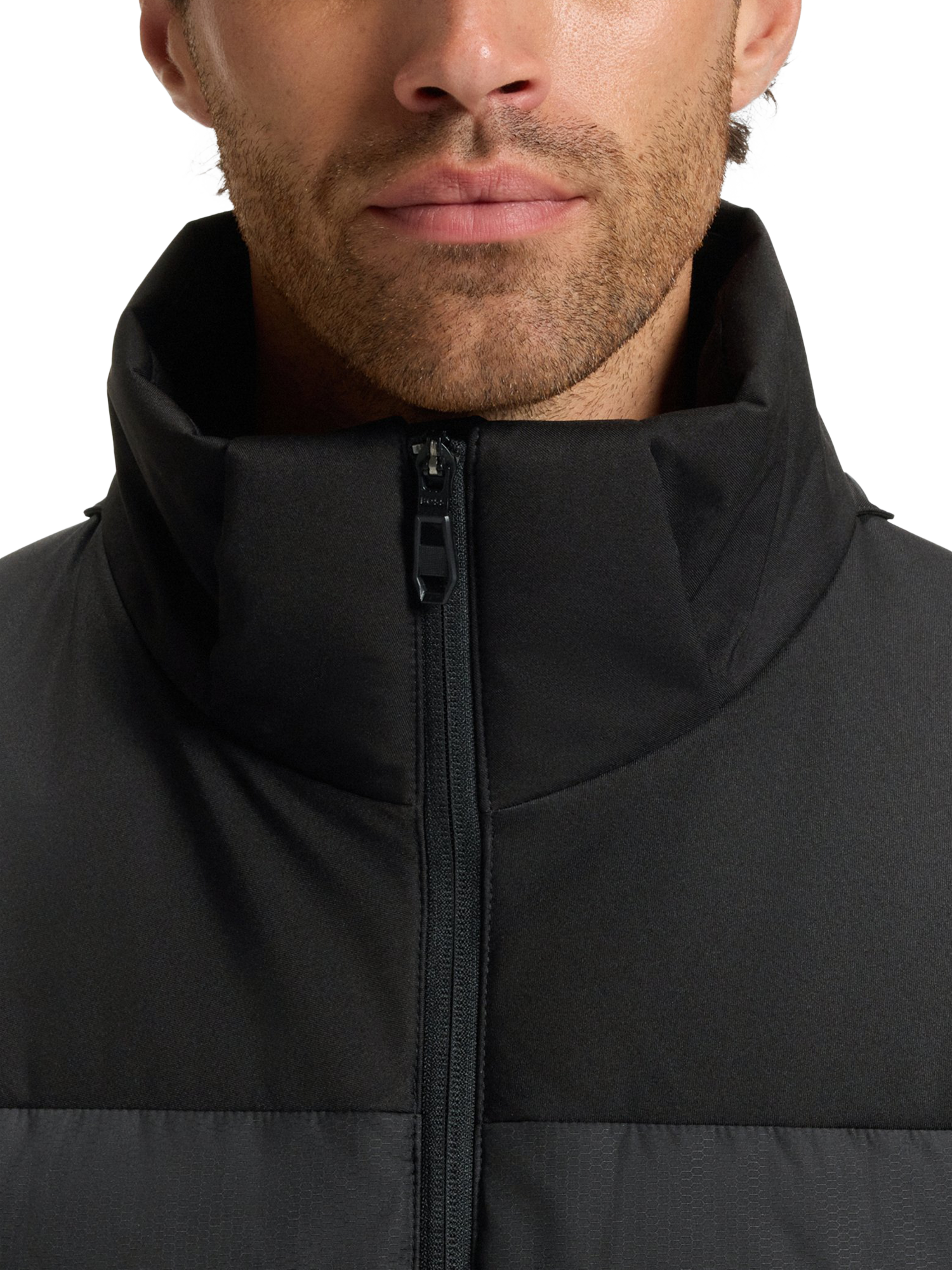 Product image 6 of 6, which shows HUGO BOSS BOSS Hooded Zip Front Puffer Jacket, Black, XXL