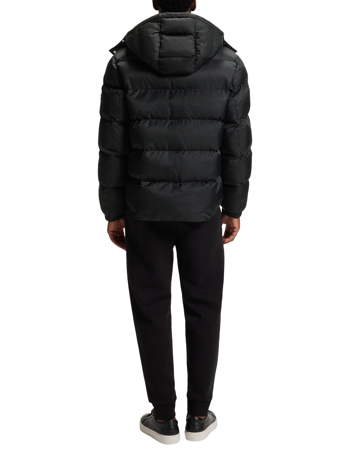 Product image 2 of 6, which shows BOSS Hooded Puffer Jacket, Black, 38R