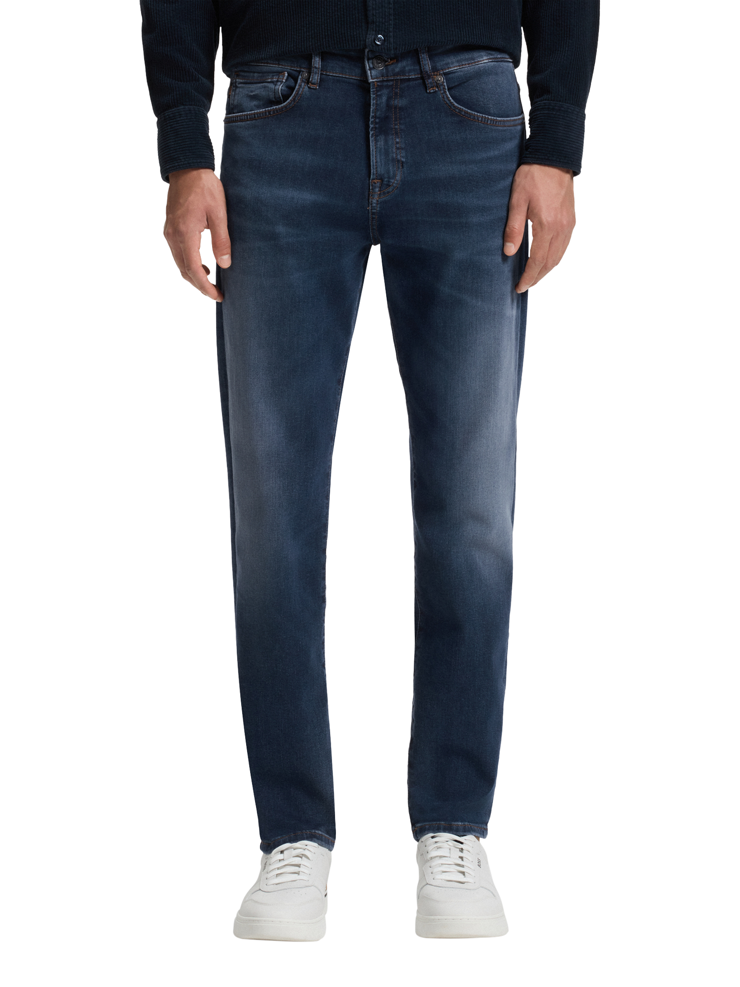HUGO BOSS BOSS Maine Regular Fit Jeans, Dark Blue
