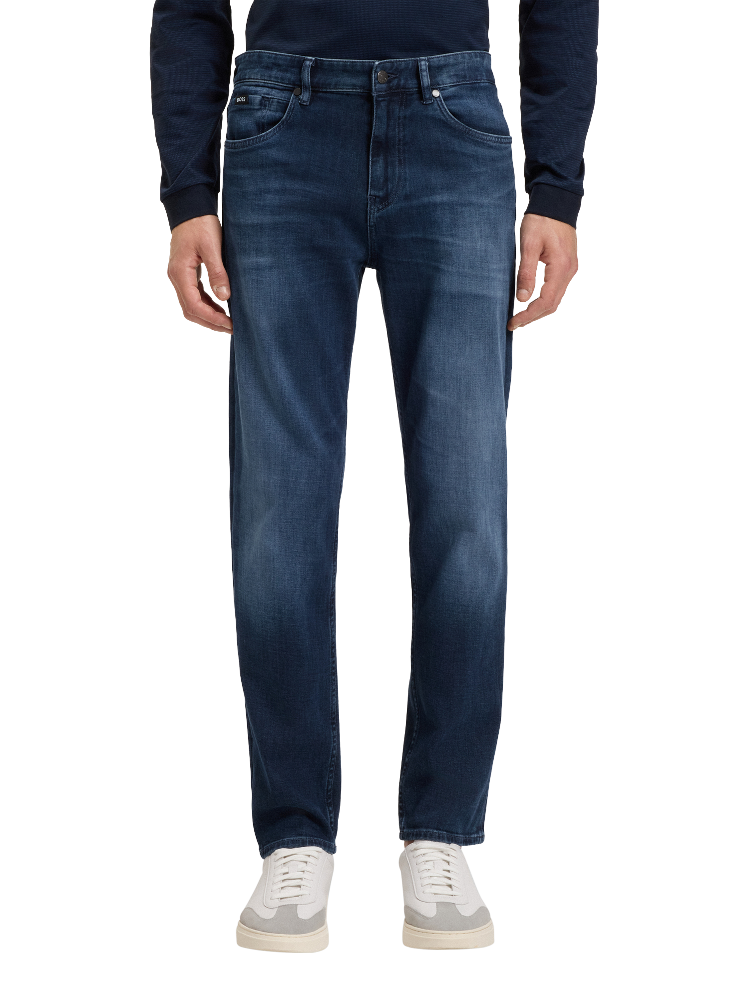 BOSS Regular Fit Jeans, Turquoise/Aqua