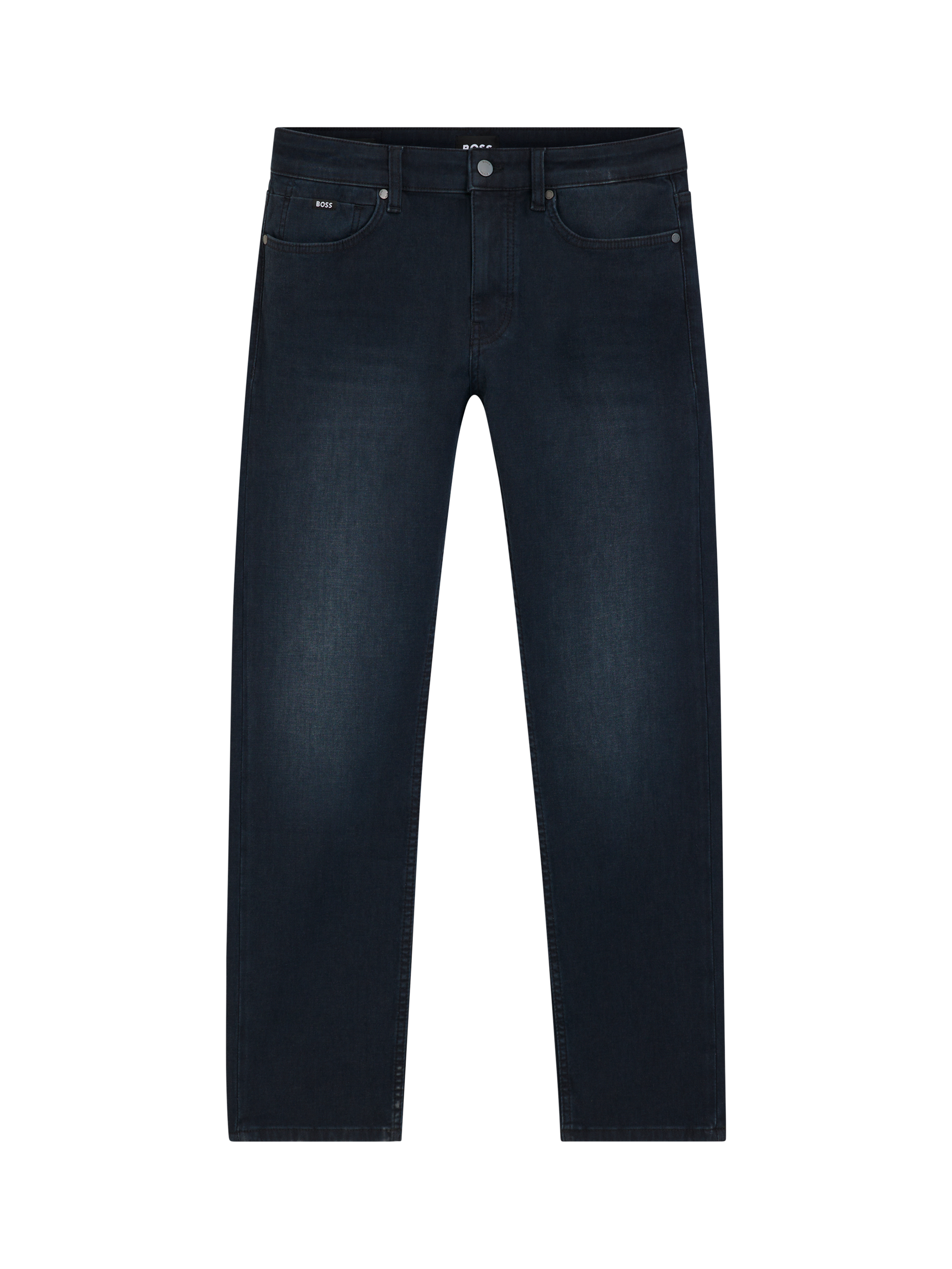 Product image 4 of 6, which shows BOSS Black Performance Slim Fit Jeans, Dark Blue, 33L