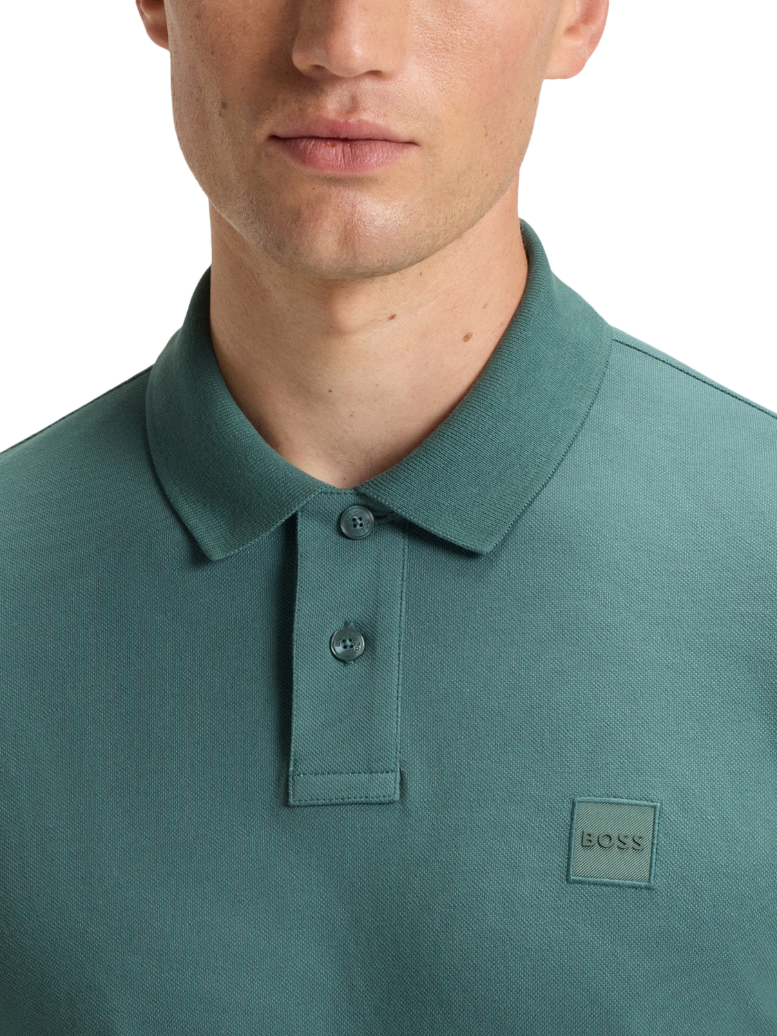 Product image 5 of 5, which shows HUGO BOSS Polo Shirt, Mid Green, L