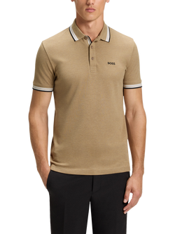 HUGO BOSS Polo Shirt, Medium Beige, Medium Beige