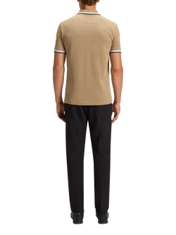 HUGO BOSS Polo Shirt, Medium Beige - view 2, Medium Beige