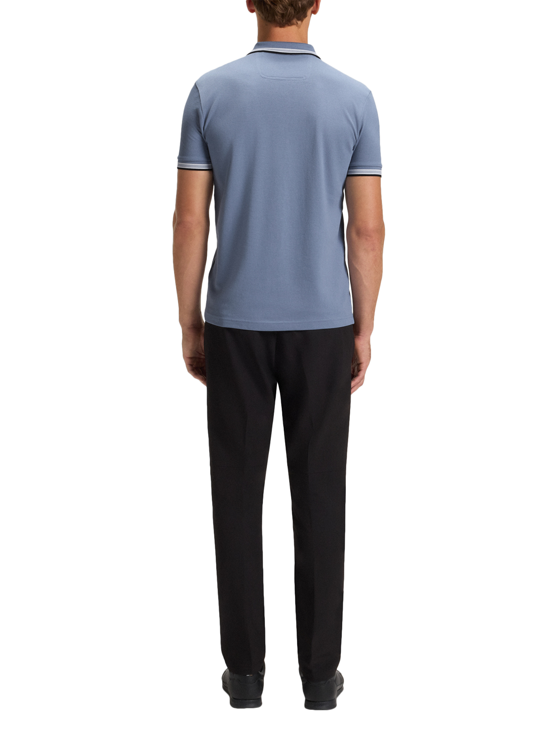 Product image 2 of 5, which shows HUGO BOSS Polo Shirt, Mid Blue, L