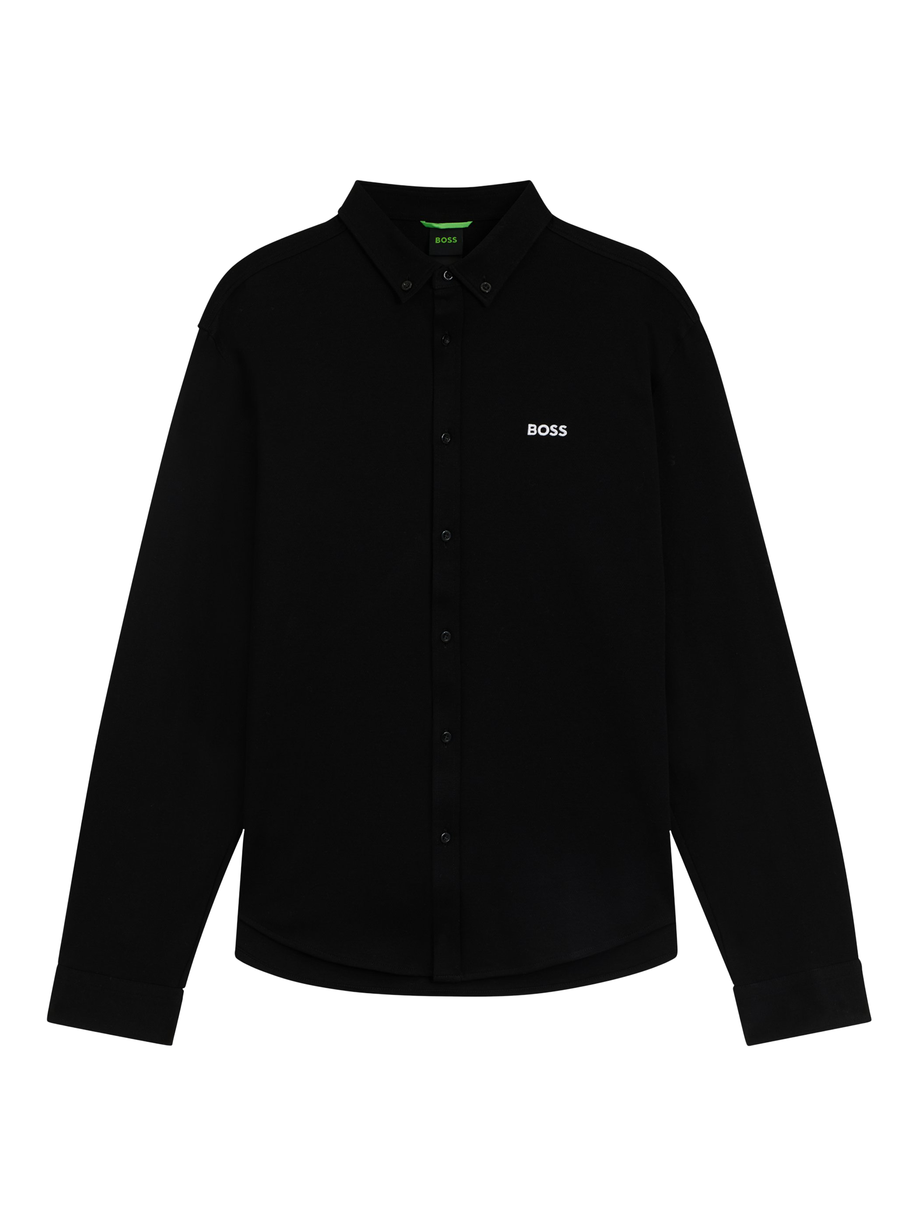 Product image 4 of 6, which shows HUGO BOSS BOSS Dynamic Cotton Jersey Shirt, Black, L