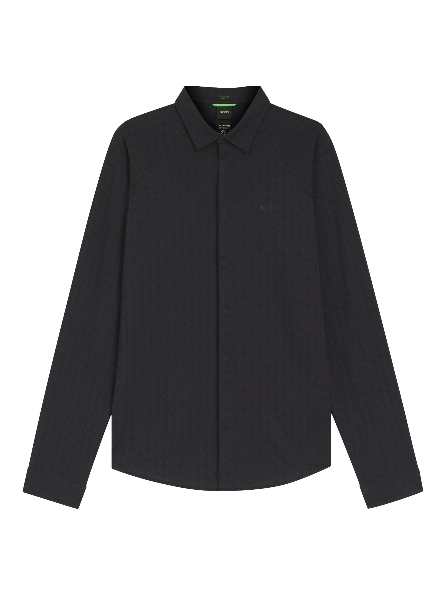 Product image 4 of 6, which shows BOSS Cotton Regular Fit Shirt, Dark Blue, M
