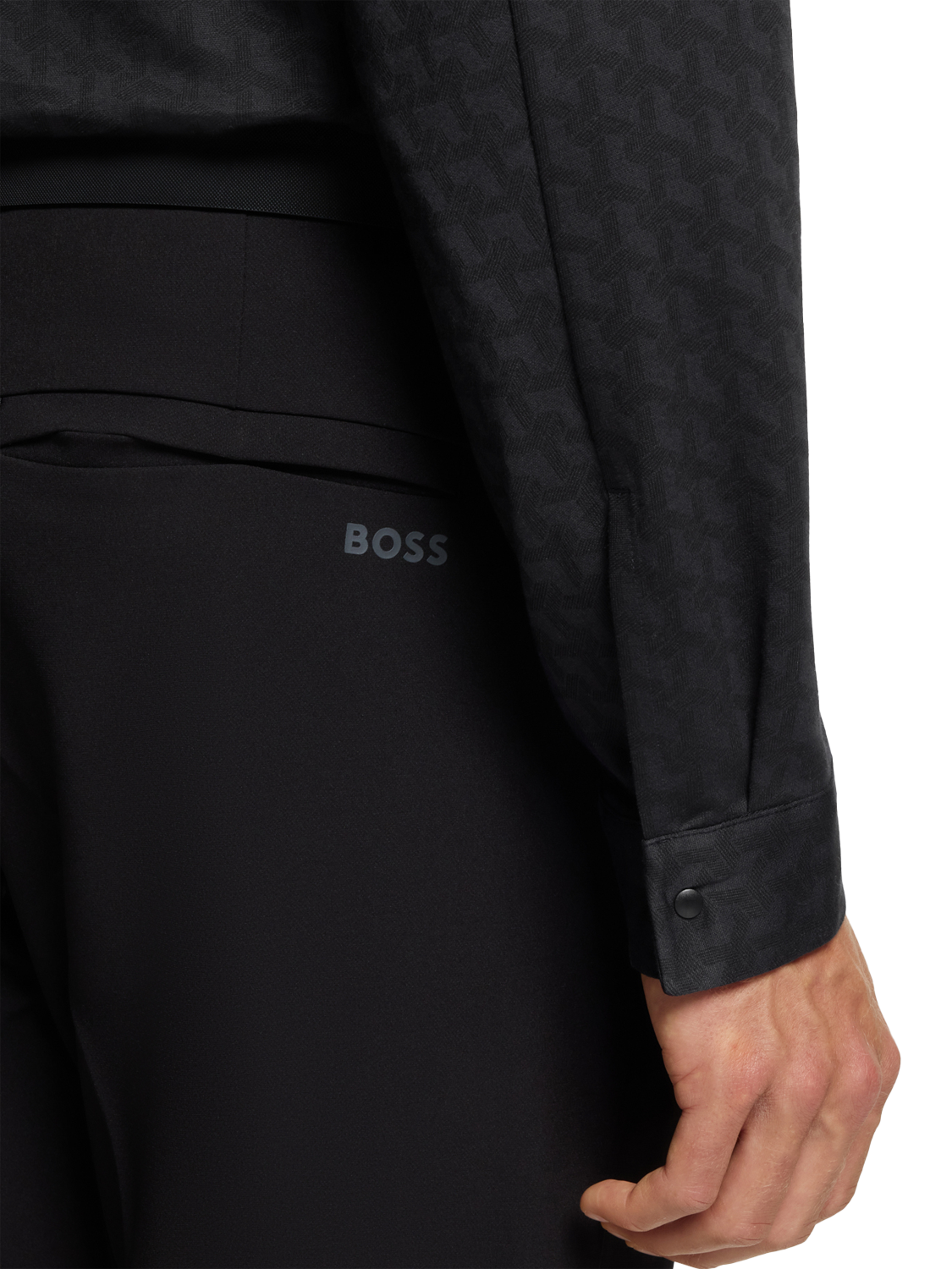 Product image 5 of 6, which shows BOSS Cotton Regular Fit Shirt, Dark Blue, M