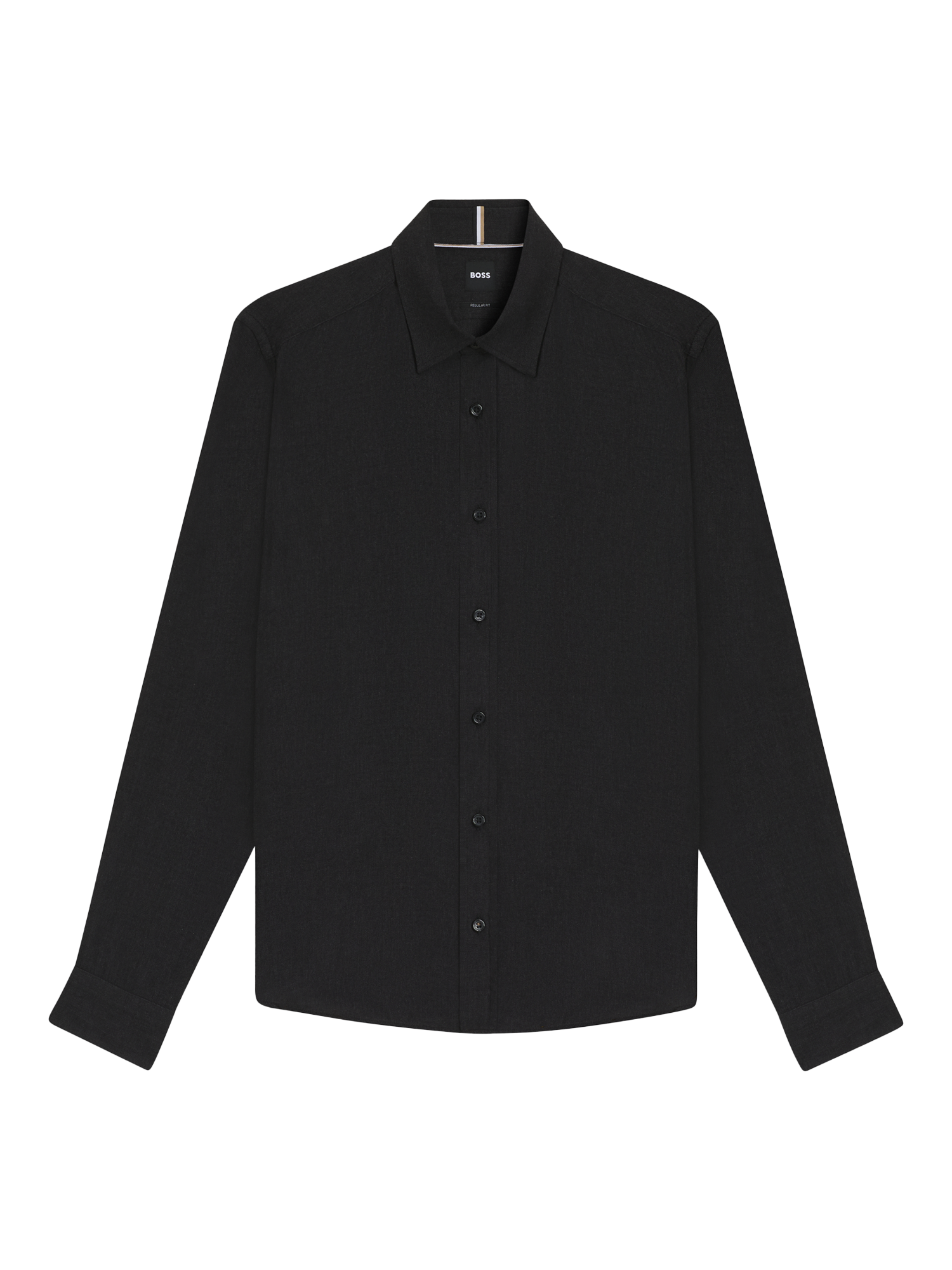 Product image 4 of 6, which shows HUGO BOSS BOSS Liam Cotton Blend Shirt, Black, L