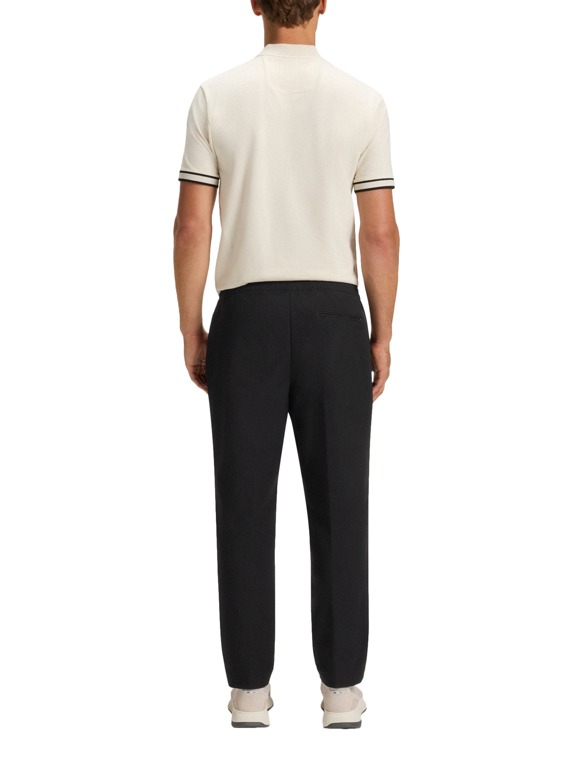 Product image 2 of 6, which shows HUGO BOSS Straight Leg Joggers, Black, 34R