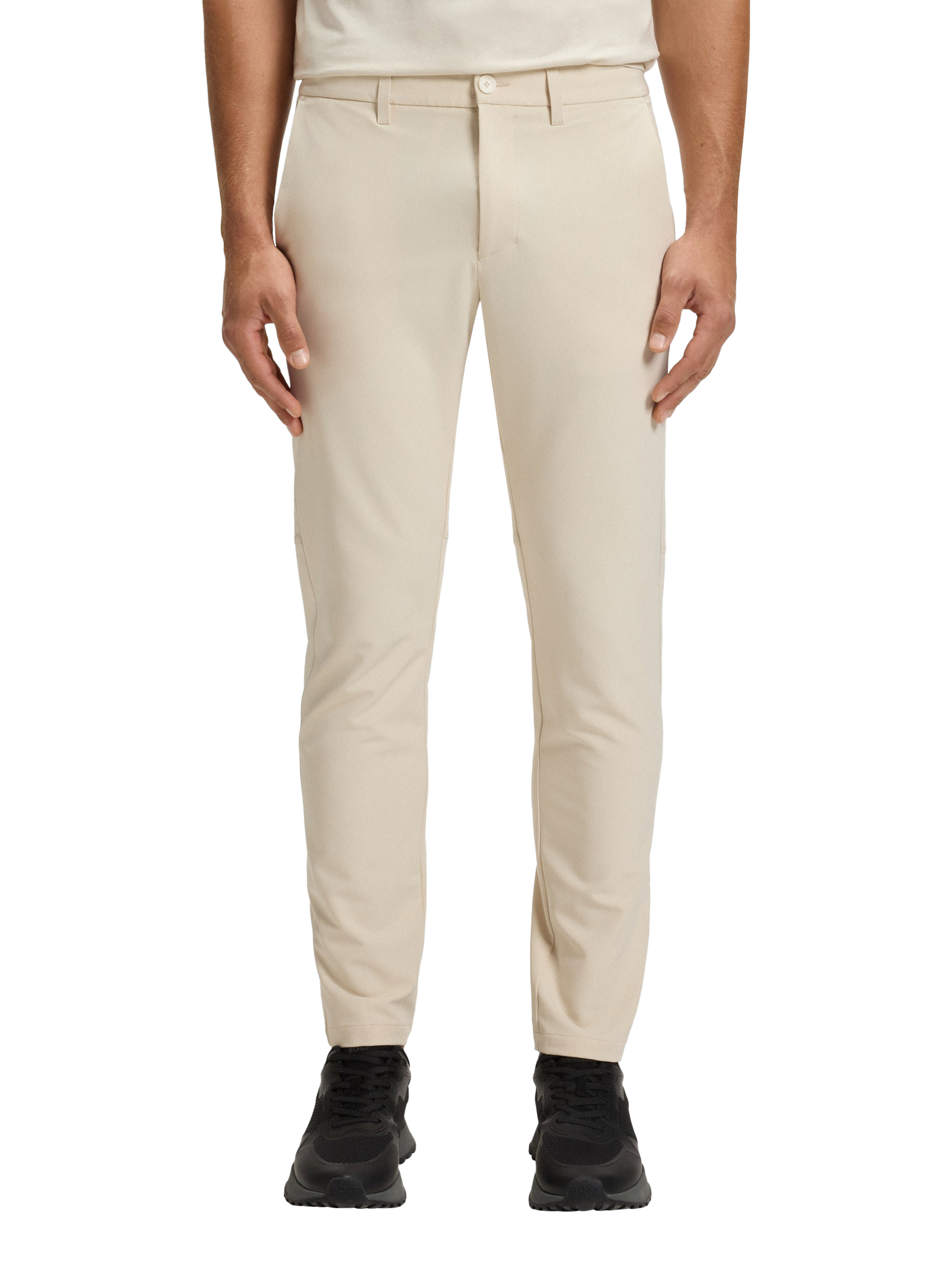 Product image 1 of 5, which shows HUGO BOSS BOSS Slim Fit Chinos, Open White, 32R