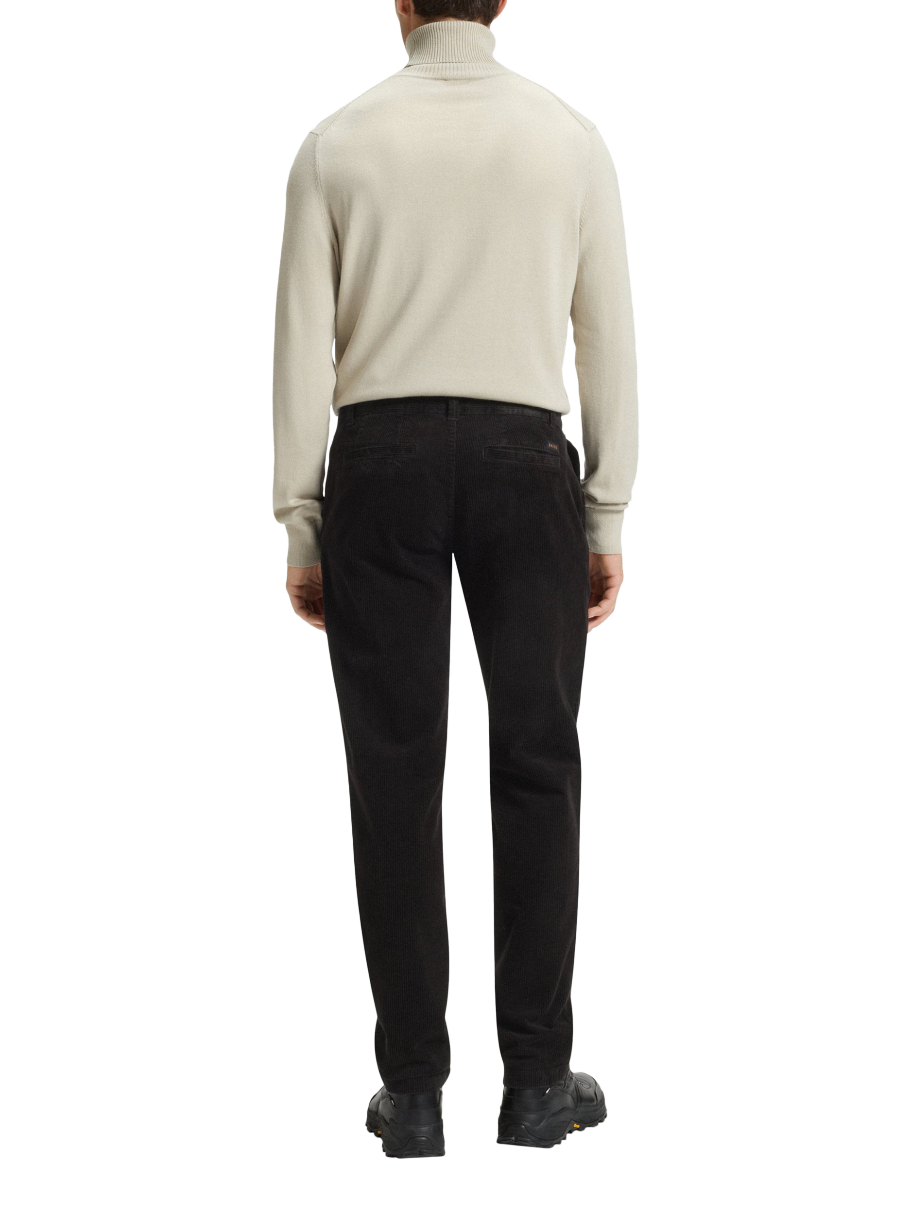 Product image 2 of 5, which shows HUGO BOSS BOSS Soft Motion Cotton Blend Chinos, Black, 32R