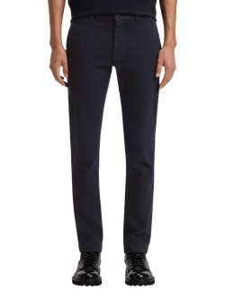 HUGO BOSS Cotton Blend Chinos, Dark Blue, Dark Blue