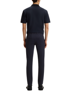 HUGO BOSS Cotton Blend Chinos, Dark Blue - view 2, Dark Blue