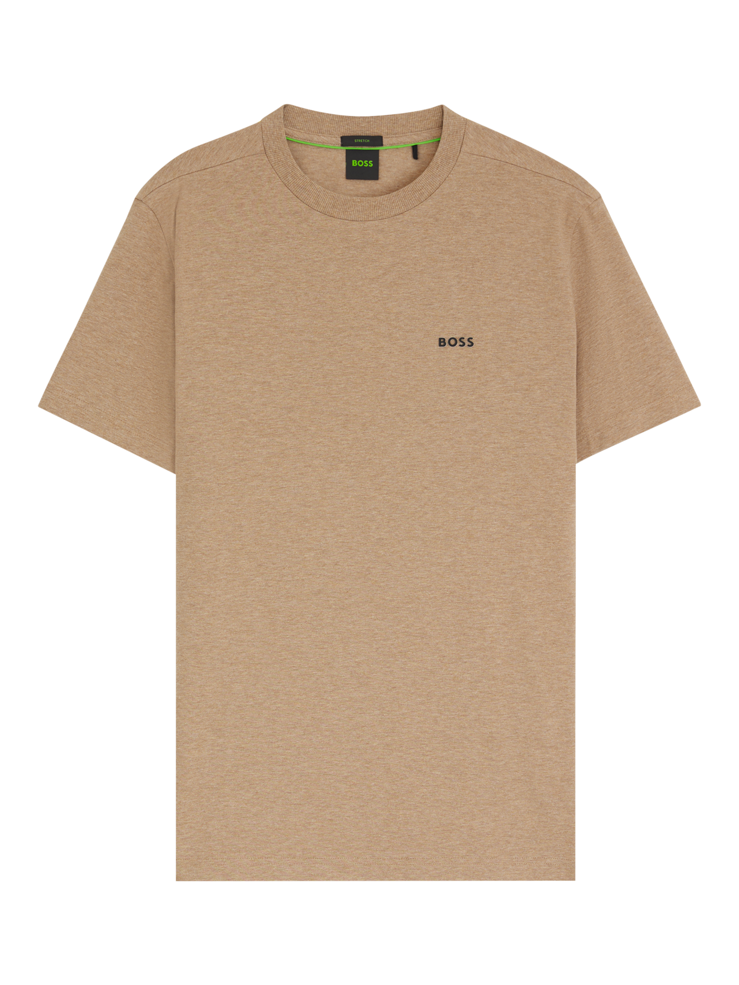 Product image 4 of 5, which shows HUGO BOSS Cotton Blend Logo T-Shirt, Medium Beige, XXL