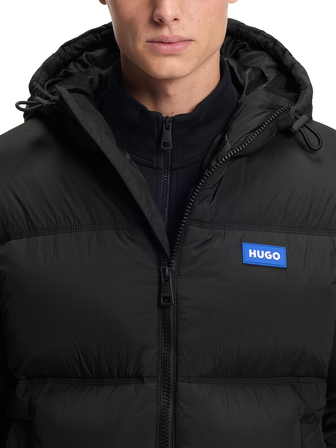 Product image 6 of 6, which shows HUGO Puffer Jacket, Black, S