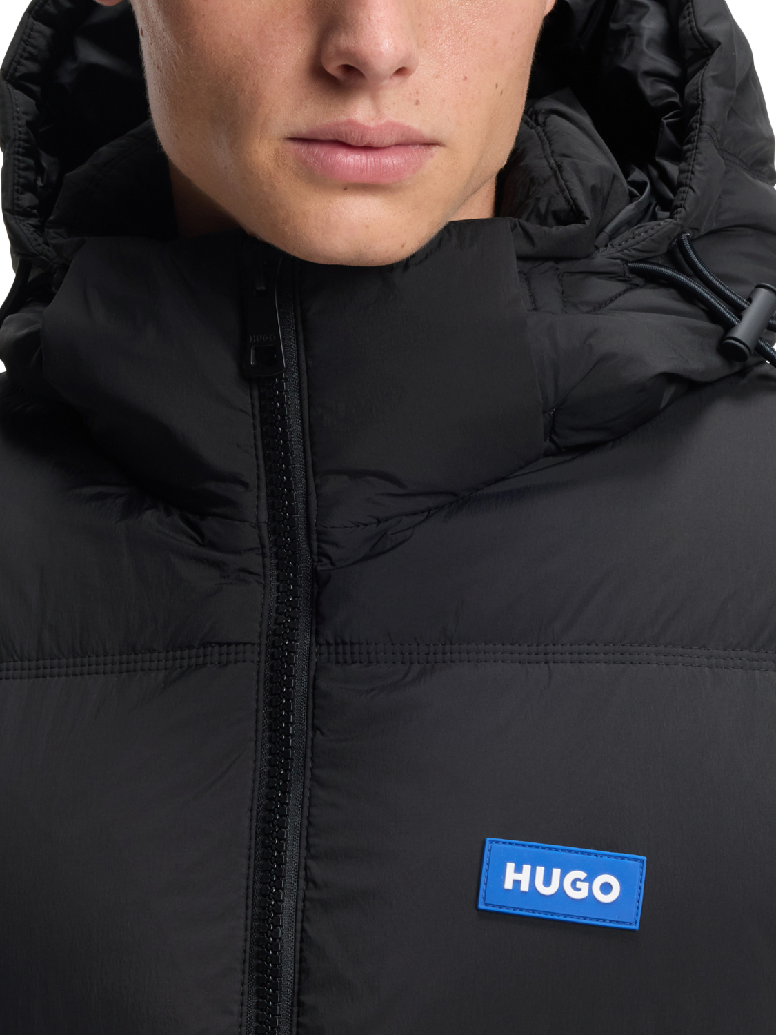 Product image 6 of 6, which shows HUGO Puffer Jacket, Black, S