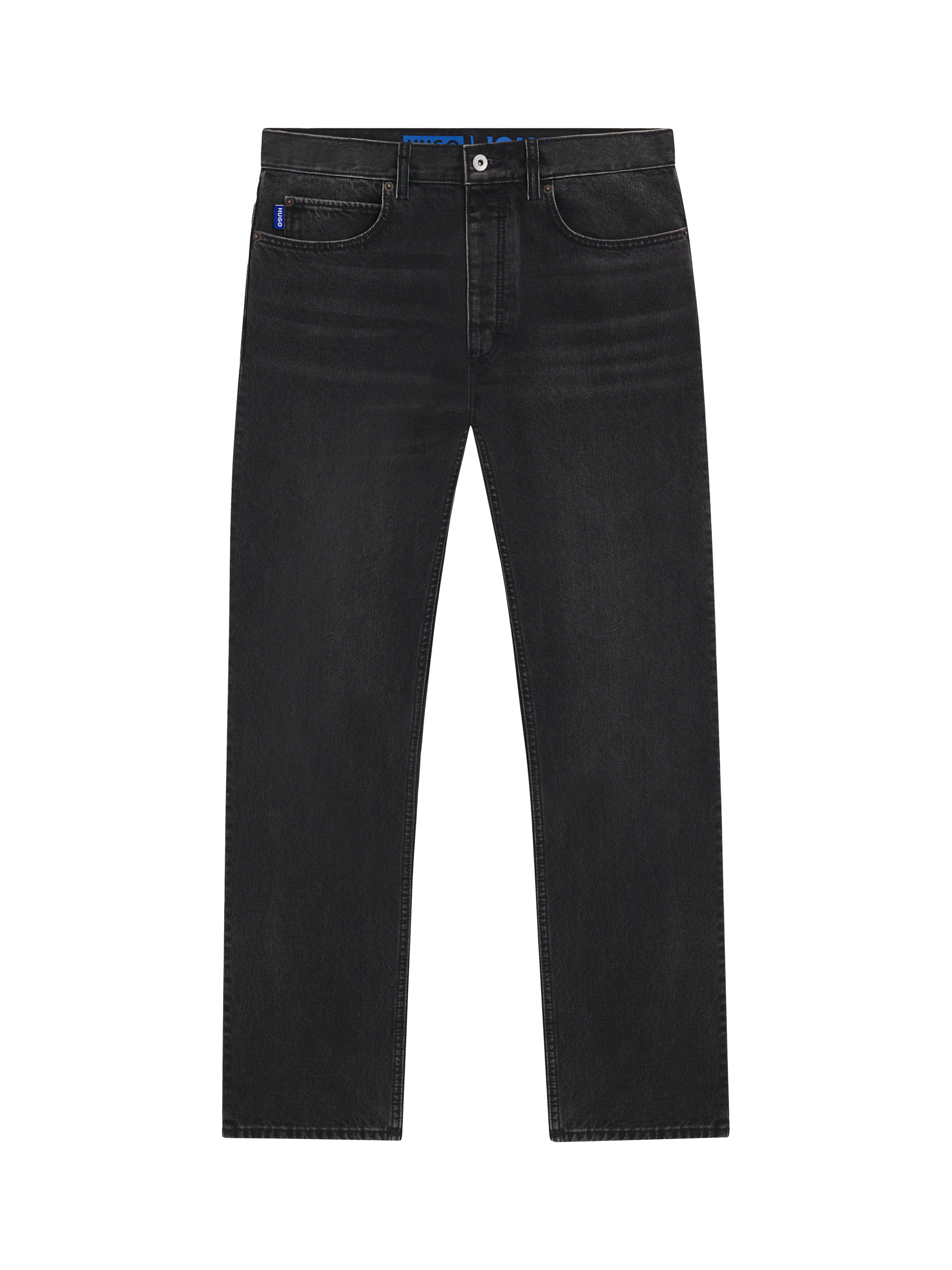 Product image 4 of 6, which shows HUGO BOSS HUGO Regular Fit Jeans, Charcoal, 32R