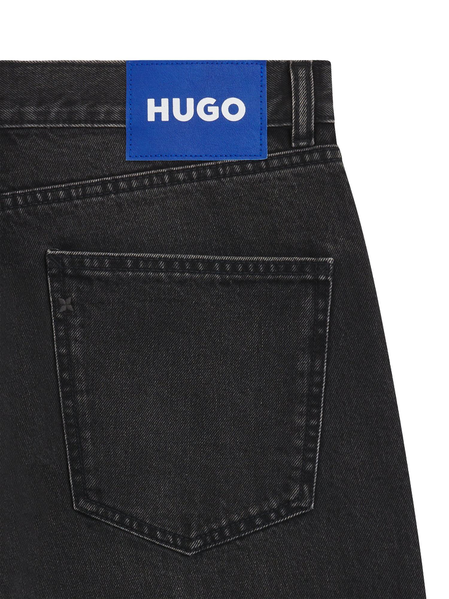 Product image 6 of 6, which shows HUGO BOSS HUGO Regular Fit Jeans, Charcoal, 32R