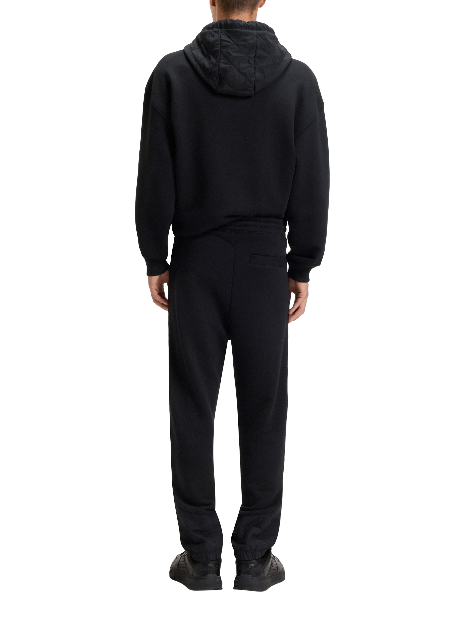 Product image 2 of 5, which shows HUGO BOSS HUGO Dilvanos Cotton Blend Joggers, Black, M