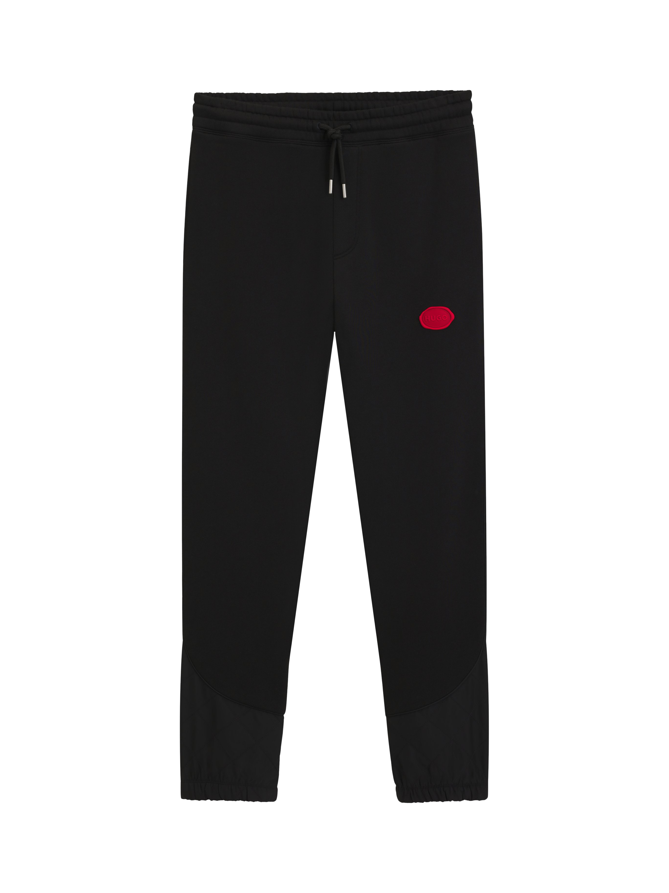 Product image 4 of 5, which shows HUGO BOSS HUGO Dilvanos Cotton Blend Joggers, Black, M