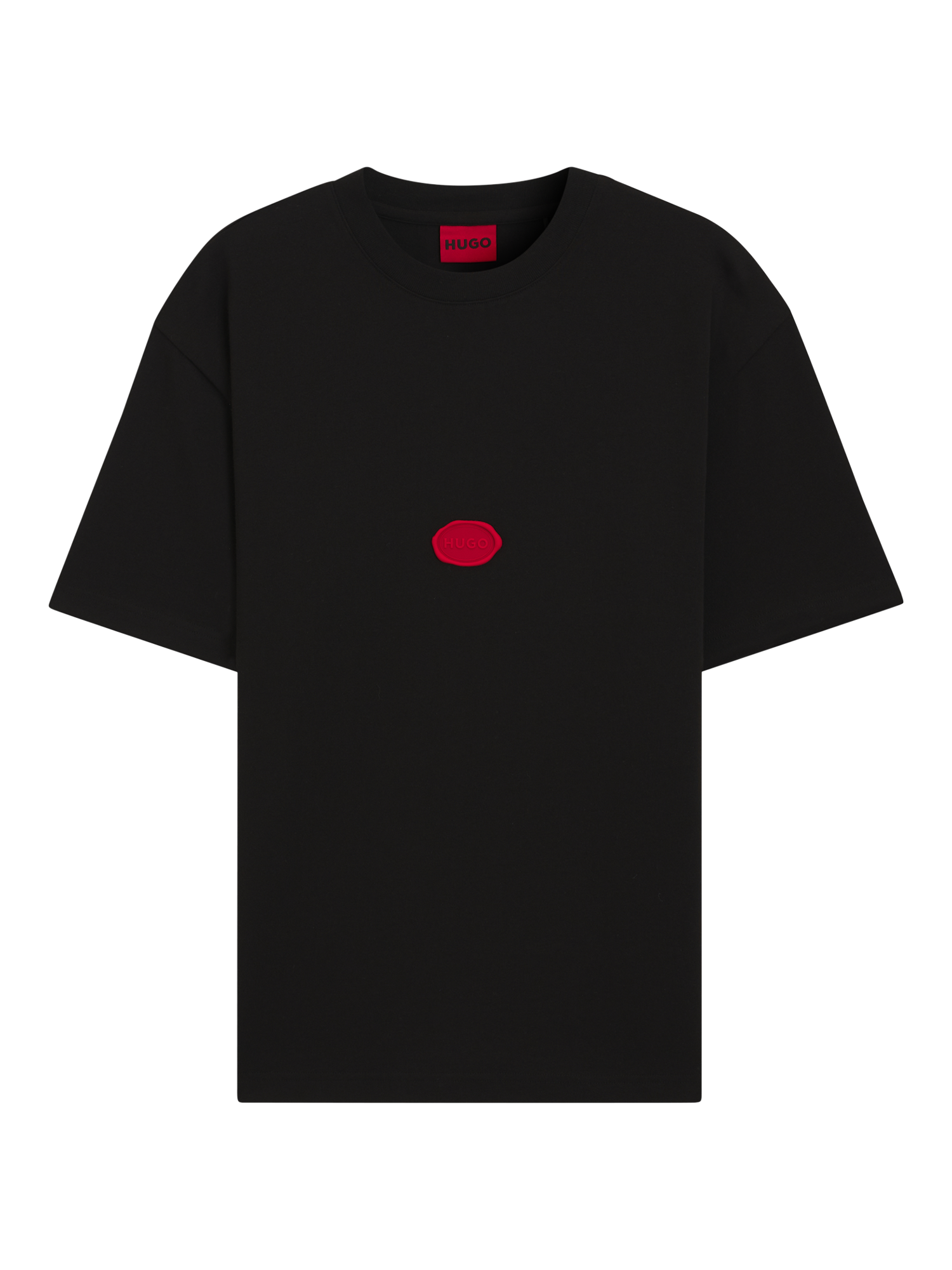 Product image 4 of 5, which shows HUGO BOSS Logo T-Shirt, Black, M