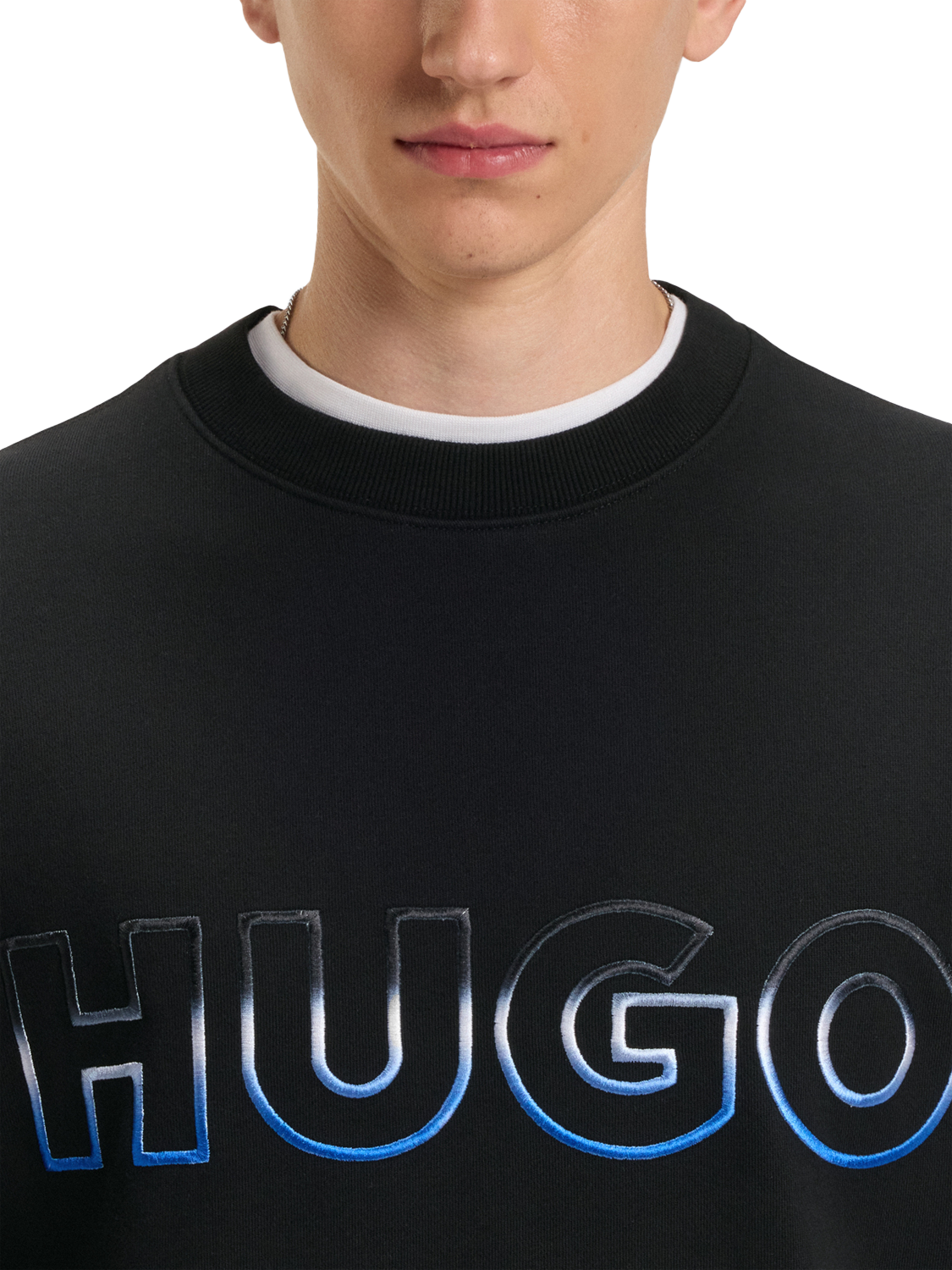 Product image 5 of 5, which shows HUGO BOSS Logo Sweatshirt, Black, XS