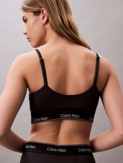 Calvin Klein Convertible Quick-Dry Low Impact Sports Bra, Black - view 2, Black
