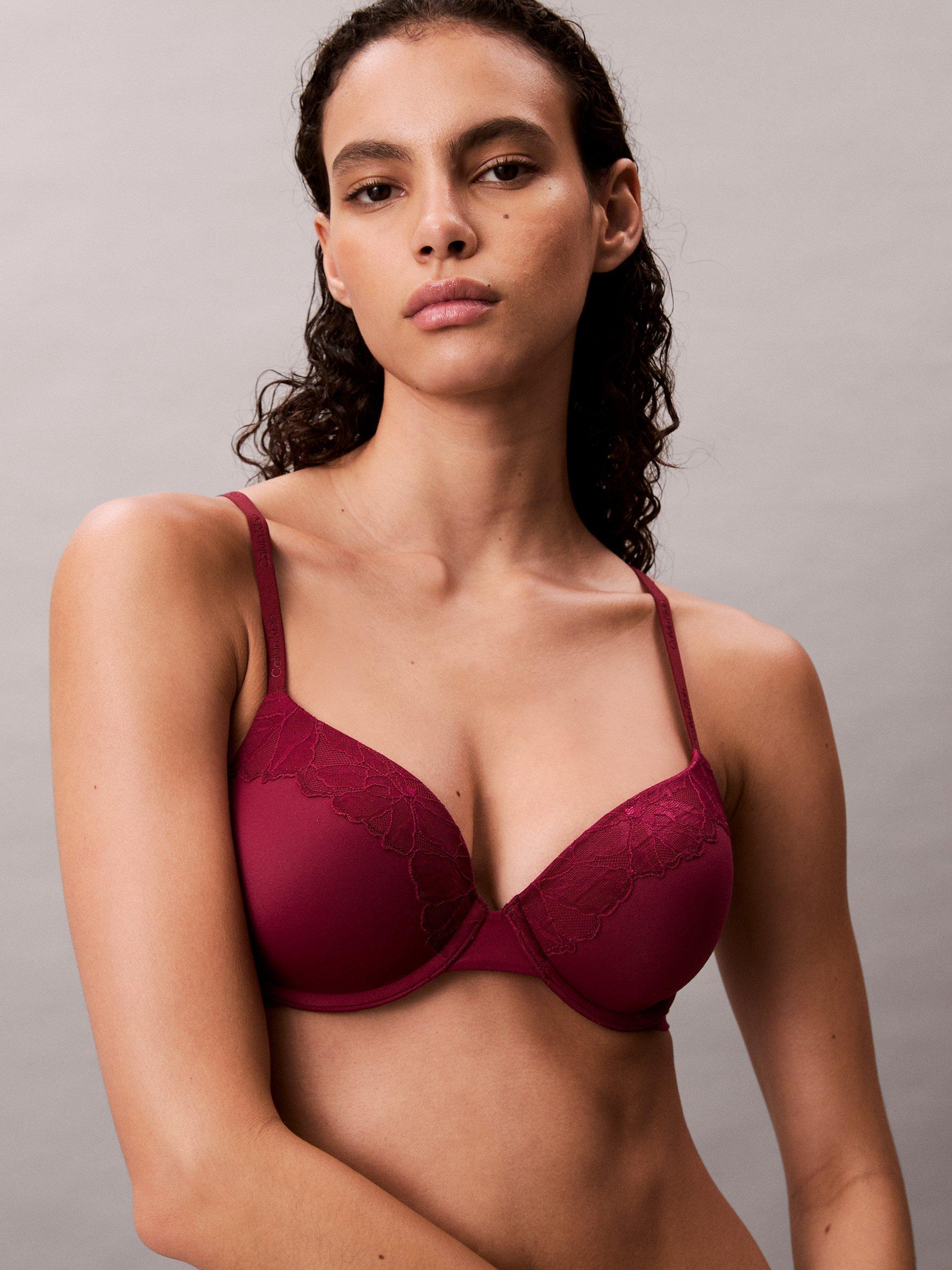 Product image 5 of 5, which shows Calvin Klein Perfectly Fit Lightly Lined Full Coverage Bra, Alluring Pink, 36A