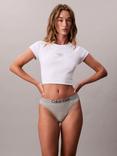 Calvin Klein Maximum Cotton Thong, Pack of 5, Heather/Multi