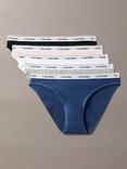 Calvin Klein Icon Logo Bikini Knickers, Pack of 5, Multi