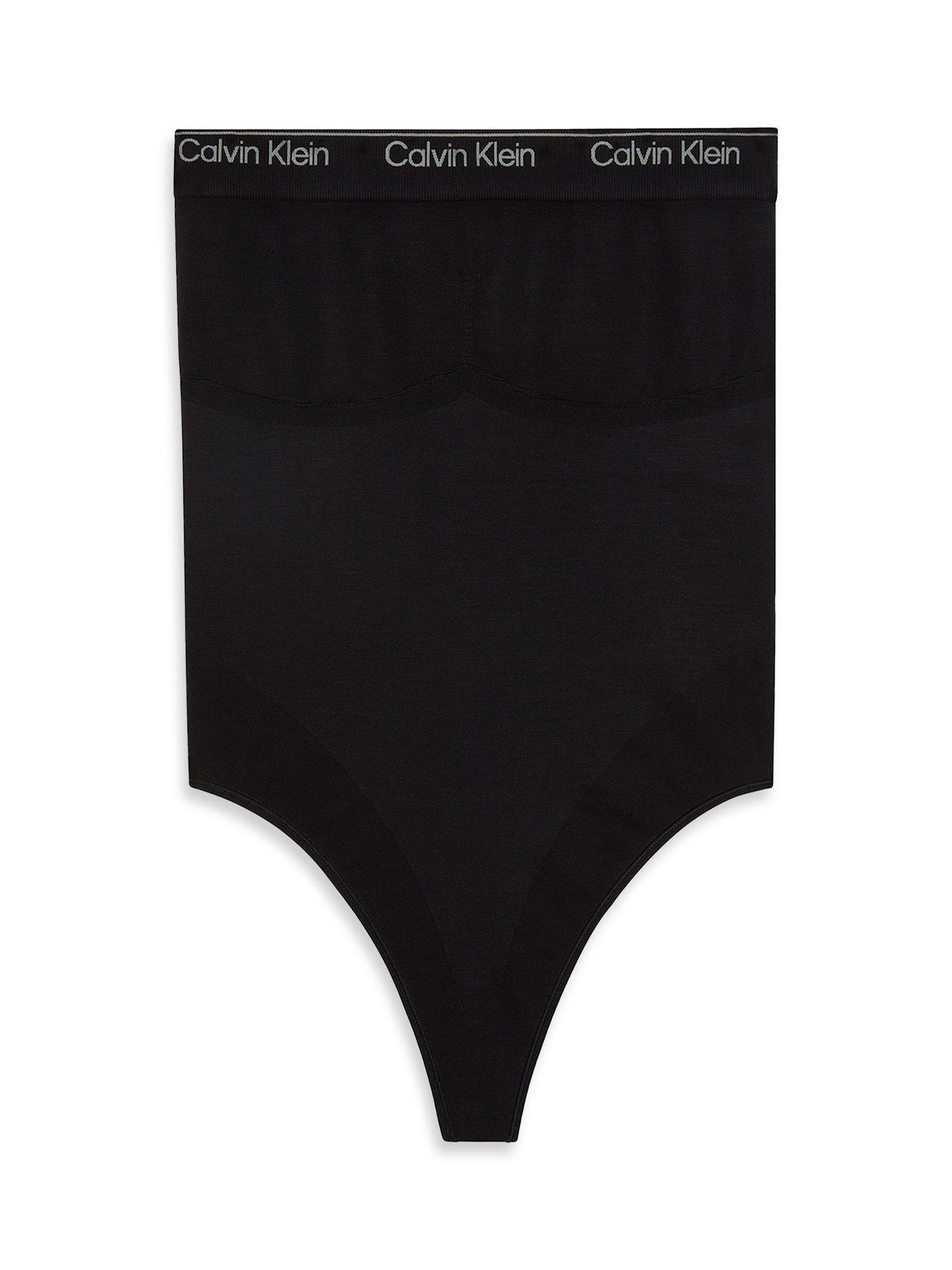 Product image 1 of 1, which shows Calvin Klein Icon Shapewear Bodysuit, Black, S