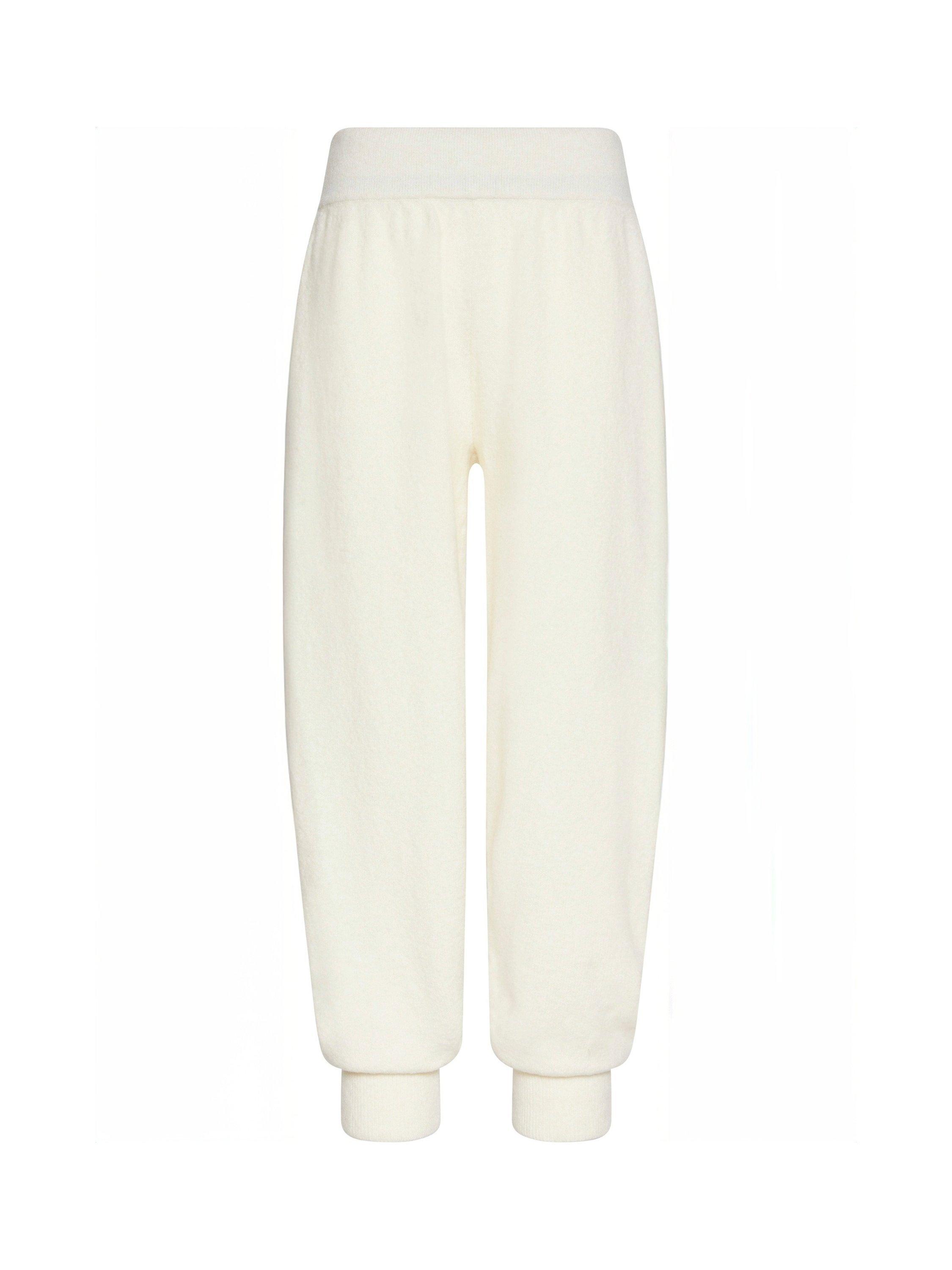 Product image 6 of 6, which shows Calvin Klein Plush Terry Lounge Joggers, Ivory, M