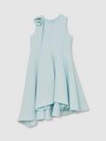 Reiss Kids' Florie Flower Detail Fit & Flare Dress, Blue