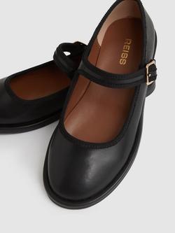 Reiss Kids' Nicole Leather Pumps - view 2, Black