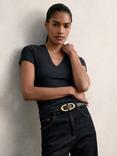 Reiss Leia V-Neck T-Shirt