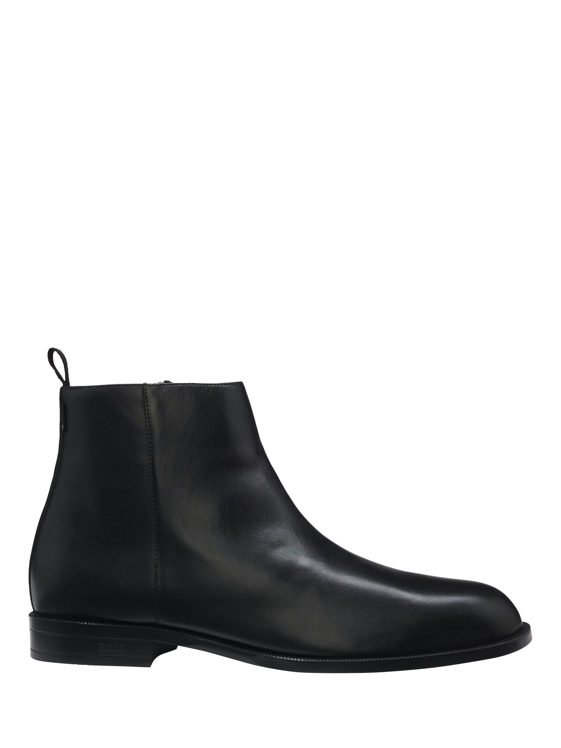 Product image 1 of 4, which shows HUGO BOSS BOSS Tayil Leather Ankle Boots, Black, 10