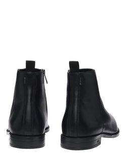 HUGO BOSS BOSS Tayil Leather Ankle Boots, Black - view 2, Black