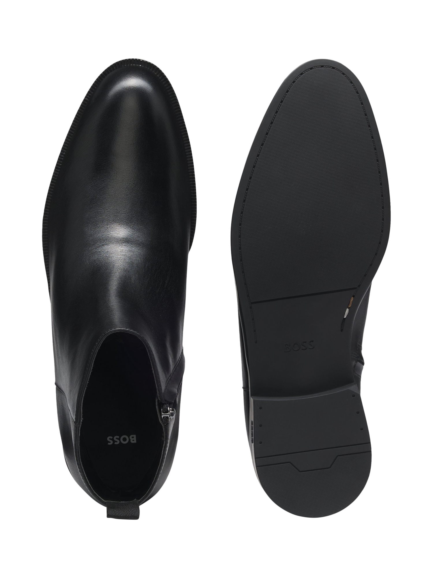 Product image 4 of 4, which shows HUGO BOSS BOSS Tayil Leather Ankle Boots, Black, 10