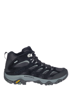 Merrell Moab 3 Mid GTX Waterproof Hiking Shoes, Black/Grey, Black/Grey