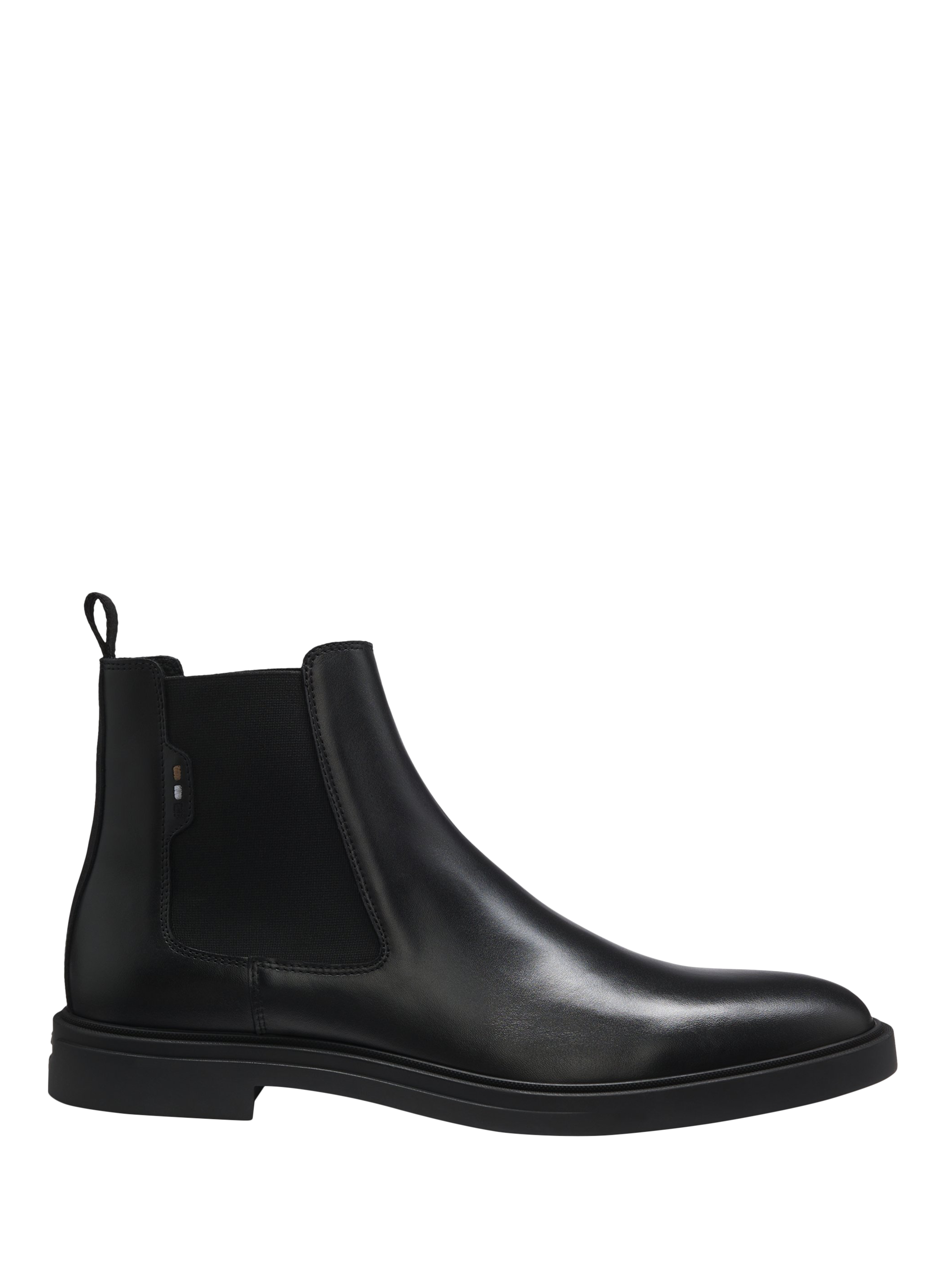 Product image 1 of 4, which shows HUGO BOSS Leather Chelsea Boots, Black, 5