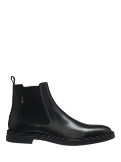 HUGO BOSS Leather Chelsea Boots, Black