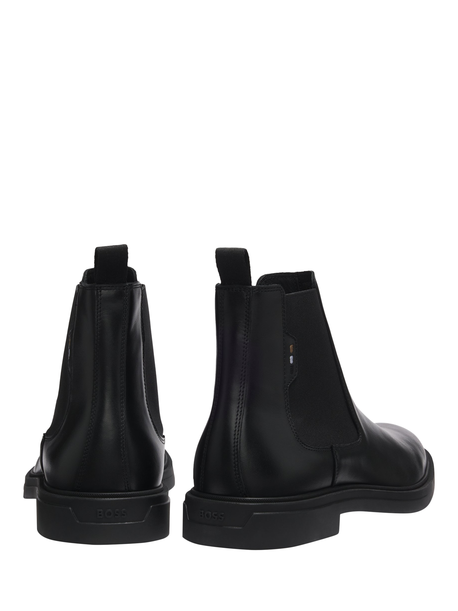 Product image 2 of 4, which shows HUGO BOSS Leather Chelsea Boots, Black, 5