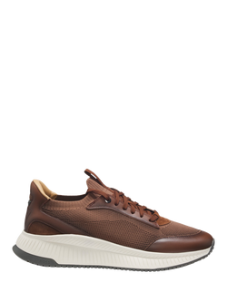 HUGO BOSS Lace-Up Trainers, Medium Brown