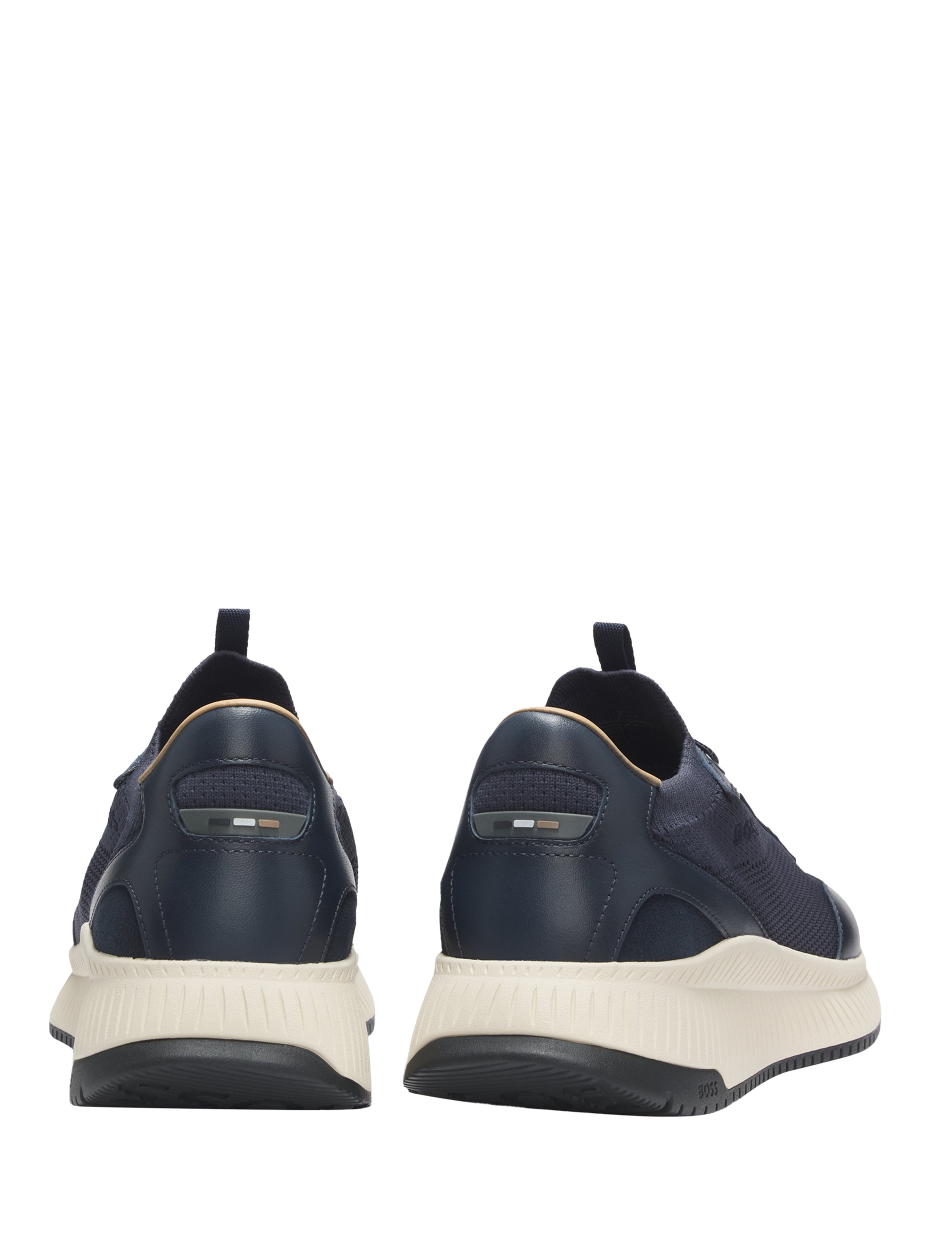 Product image 2 of 5, which shows BOSS Lace-Up Trainers, Dark Blue, 10