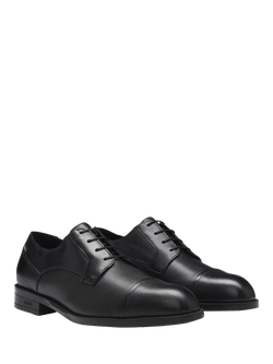 HUGO BOSS BOSS Tayil Leather Derby Shoes, Black - view 2, Black