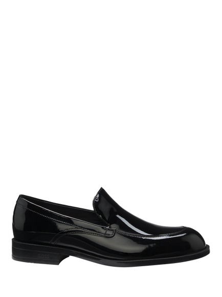 HUGO BOSS BOSS Tayil Slip On Patent Leather Shoes, Black, Black