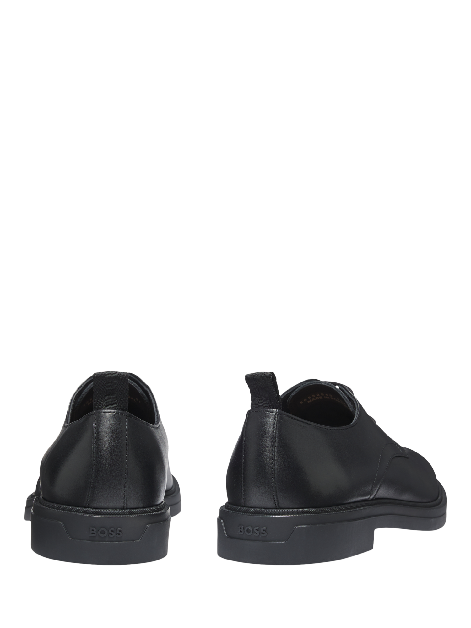 Product image 2 of 5, which shows HUGO BOSS BOSS Leather Derby Shoes, Black, 8