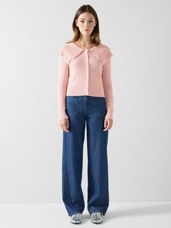 LKB London Pip Wide Leg Denim Trousers, Blue Indigo, Blu-indigo