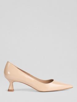 L.K.Bennett Avalina Patent Leather Closed Court Shoes, Trench, Trench